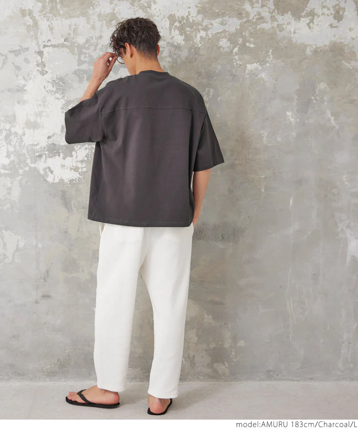 GW限定セール★ Tシャツ メンズ カットソー ヘビーウェイト フットボール ビッグシルエット クルーネック 厚手 コットン 半袖 無地 メール便不可 24ss coca コカ - Image 10
