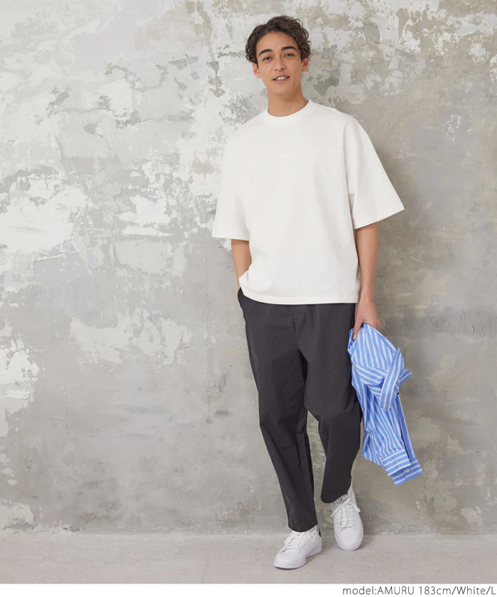 GW限定セール★ Tシャツ メンズ カットソー ヘビーウェイト フットボール ビッグシルエット クルーネック 厚手 コットン 半袖 無地 メール便不可 24ss coca コカ - Image 13