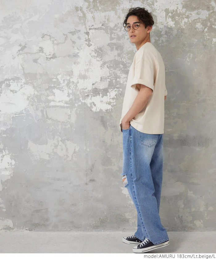 GW限定セール★ Tシャツ メンズ カットソー ヘビーウェイト フットボール ビッグシルエット クルーネック 厚手 コットン 半袖 無地 メール便不可 24ss coca コカ - Image 15