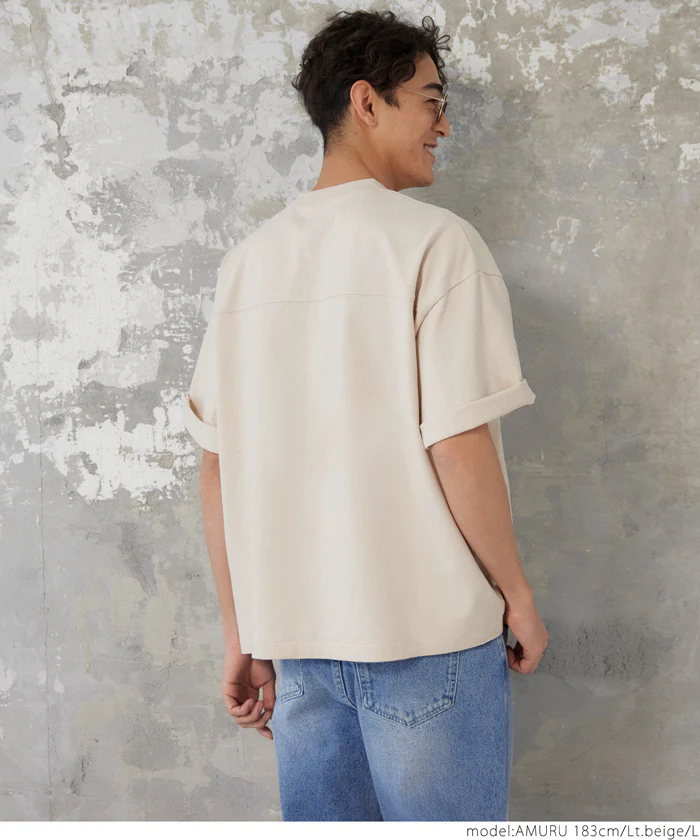 GW限定セール★ Tシャツ メンズ カットソー ヘビーウェイト フットボール ビッグシルエット クルーネック 厚手 コットン 半袖 無地 メール便不可 24ss coca コカ - Image 16