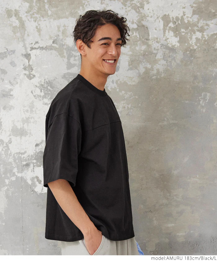 GW限定セール★ Tシャツ メンズ カットソー ヘビーウェイト フットボール ビッグシルエット クルーネック 厚手 コットン 半袖 無地 メール便不可 24ss coca コカ - Image 19