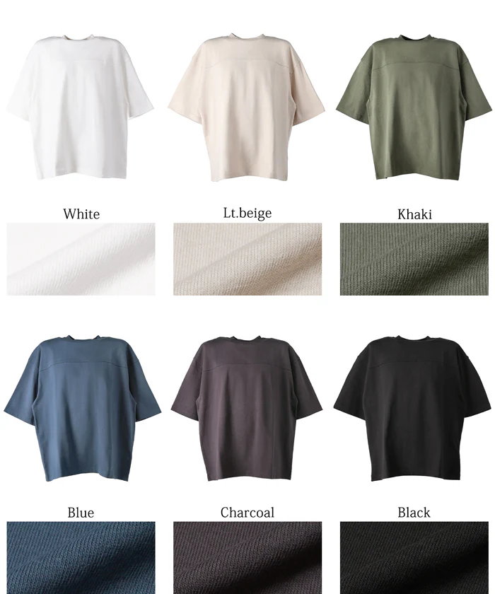 GW限定セール★ Tシャツ メンズ カットソー ヘビーウェイト フットボール ビッグシルエット クルーネック 厚手 コットン 半袖 無地 メール便不可 24ss coca コカ - Image 21