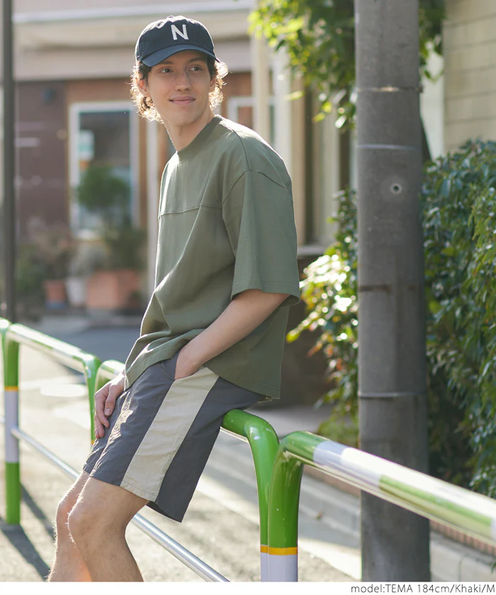 GW限定セール★ Tシャツ メンズ カットソー ヘビーウェイト フットボール ビッグシルエット クルーネック 厚手 コットン 半袖 無地 メール便不可 24ss coca コカ - Image 3