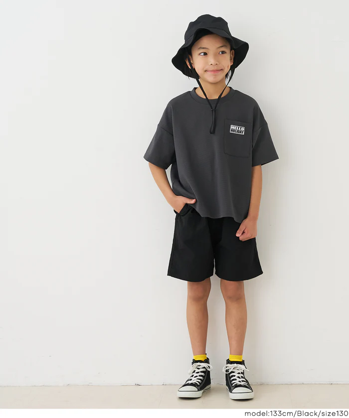 GW限定セール★ 親子お揃い撥水ワッシャーナイロンショートパンツ キッズ メール便可 - Image 10