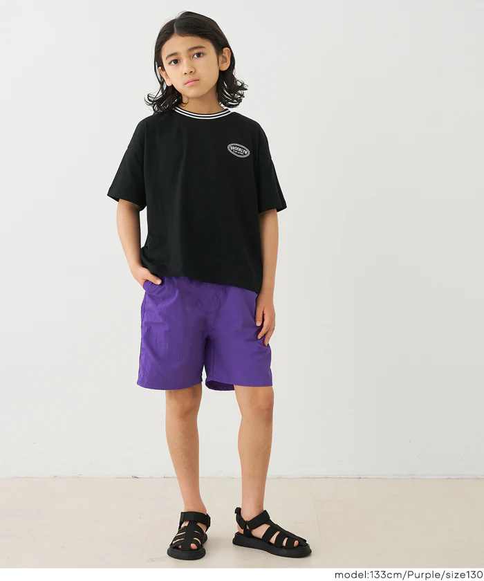 GW限定セール★ 親子お揃い撥水ワッシャーナイロンショートパンツ キッズ メール便可 - Image 19