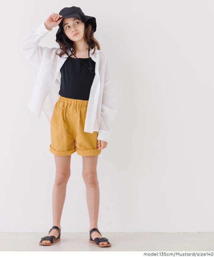 GW限定セール★ 親子お揃い撥水ワッシャーナイロンショートパンツ キッズ メール便可 - Image 3