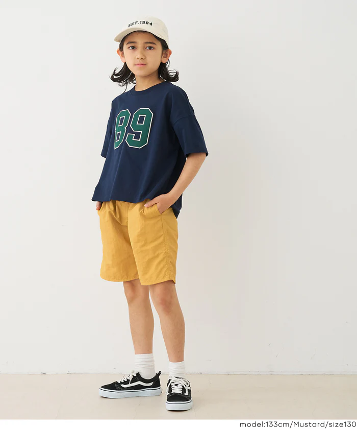 GW限定セール★ 親子お揃い撥水ワッシャーナイロンショートパンツ キッズ メール便可 - Image 5