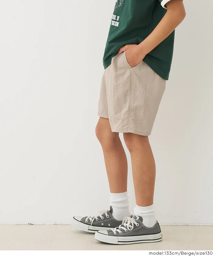GW限定セール★ 親子お揃い撥水ワッシャーナイロンショートパンツ キッズ メール便可 - Image 8