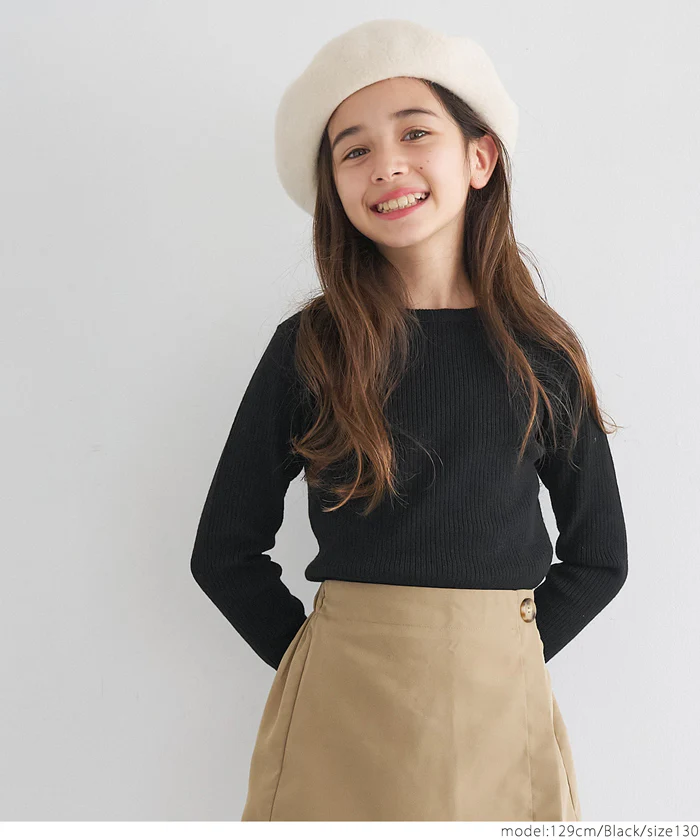 セール★1290円→550円 アンゴラタッチクルーネックニットトップス キッズ メール便可 - Image 15
