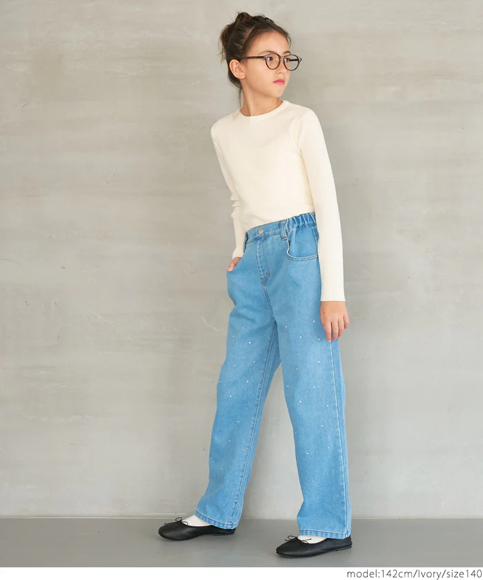 セール★1290円→550円 アンゴラタッチクルーネックニットトップス キッズ メール便可 - Image 7