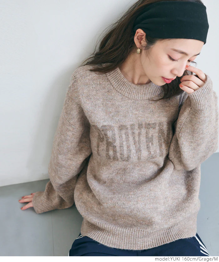 セール★2490円→990円 アソートロゴニット レディース メール便不可 - Image 13