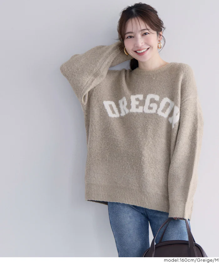 セール★2490円→990円 ブークレーロゴニットトップス レディース メール便不可 - Image 7