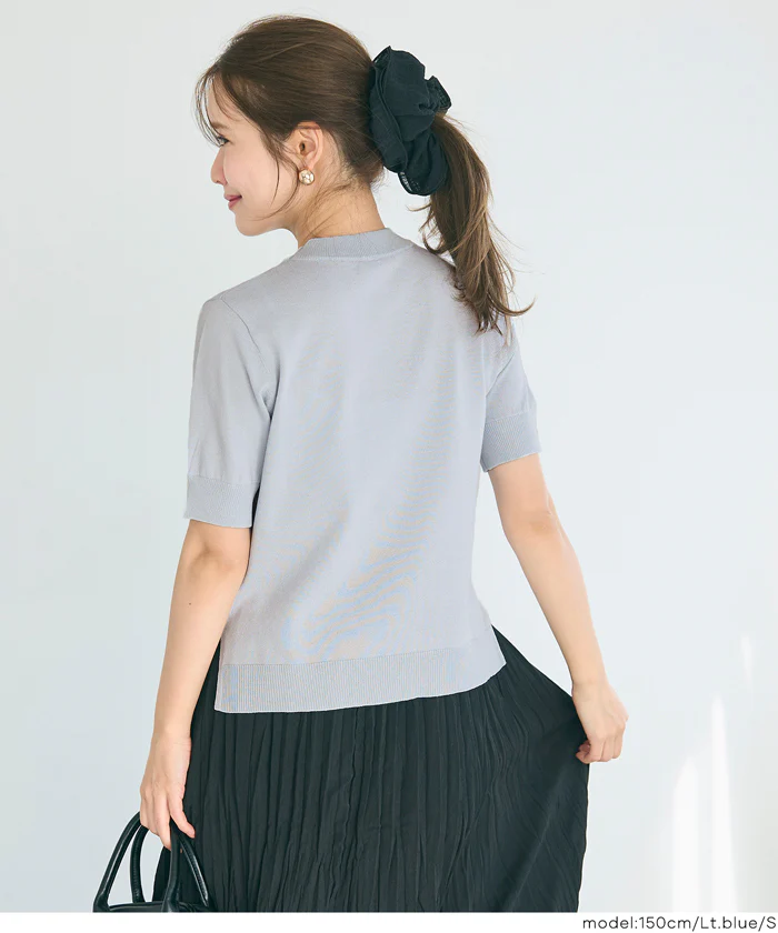 GW限定セール★ サマーニットトップス レディース メール便不可 - Image 9