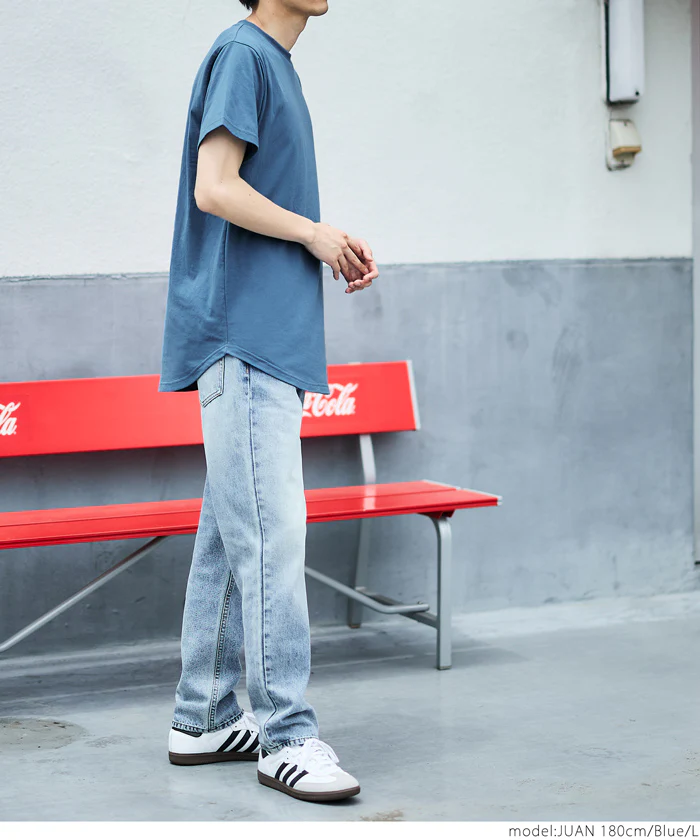 セール★990円→790円 イージーレギュラーテールTシャツ メンズ  メール便可 - Image 11