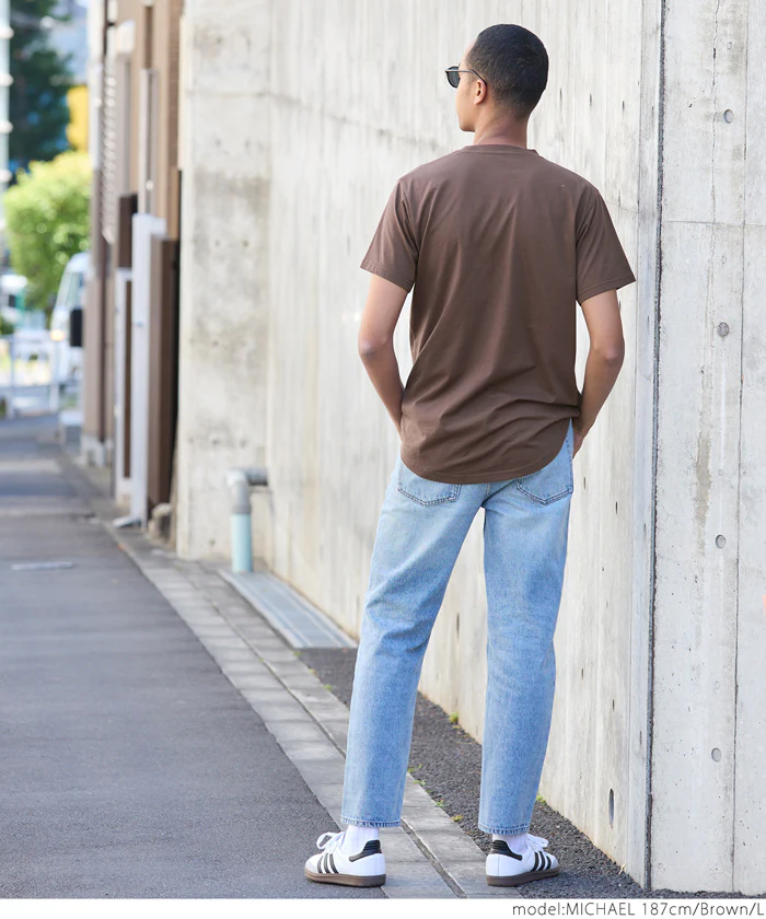 セール★990円→790円 イージーレギュラーテールTシャツ メンズ  メール便可 - Image 17