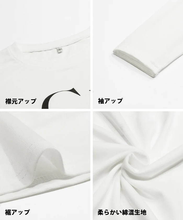 セール★1290円→550円 パフスリーブロゴTシャツ レディース メール便可 - Image 12
