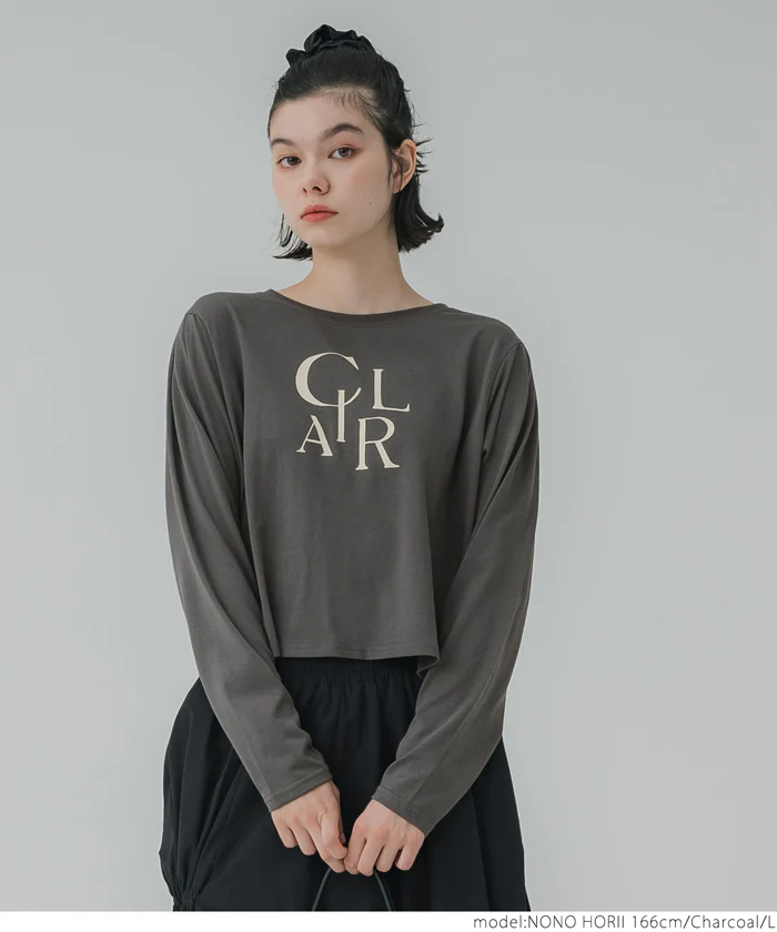 セール★1290円→550円 パフスリーブロゴTシャツ レディース メール便可 - Image 5
