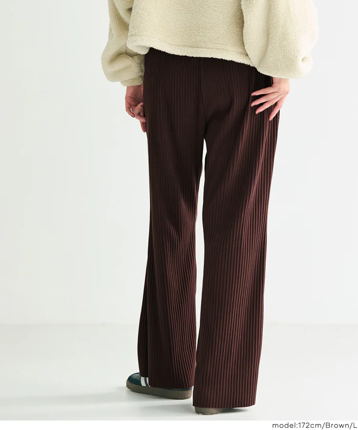 スムースリブパンツ レディース メール便不可 - Image 15
