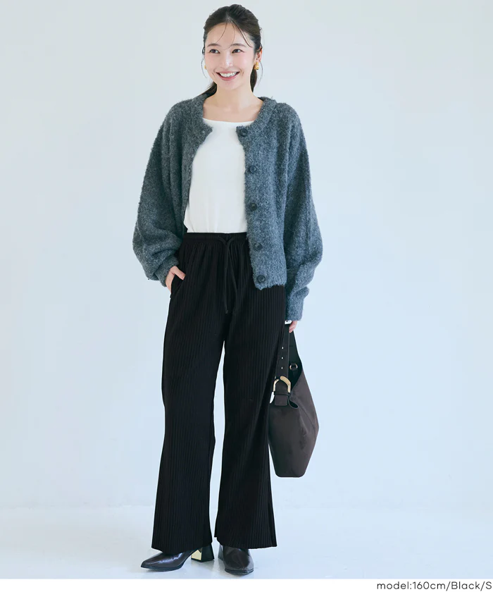スムースリブパンツ レディース メール便不可 - Image 20