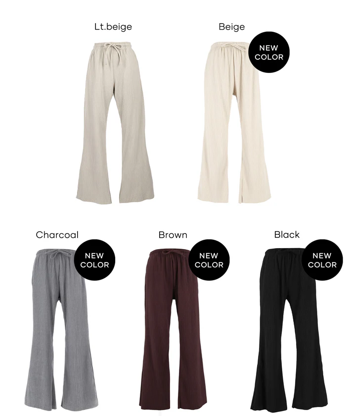 スムースリブパンツ レディース メール便不可 - Image 23