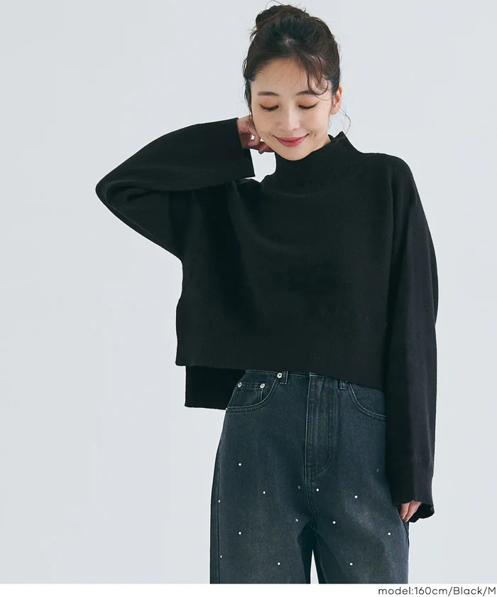 セール★3690円→2490円 2点セットハイネックニット ウォッシャブル レディース メール便不可 - Image 19