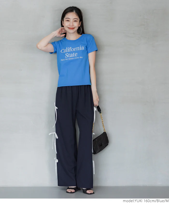 セール★990円→550円Tシャツ レディース ロゴ プリント 半袖  コンパクト シンプル メール便可 24ss - Image 11