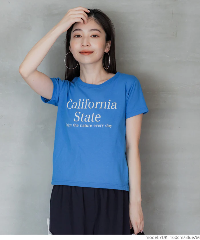 セール★990円→550円Tシャツ レディース ロゴ プリント 半袖  コンパクト シンプル メール便可 24ss - Image 13