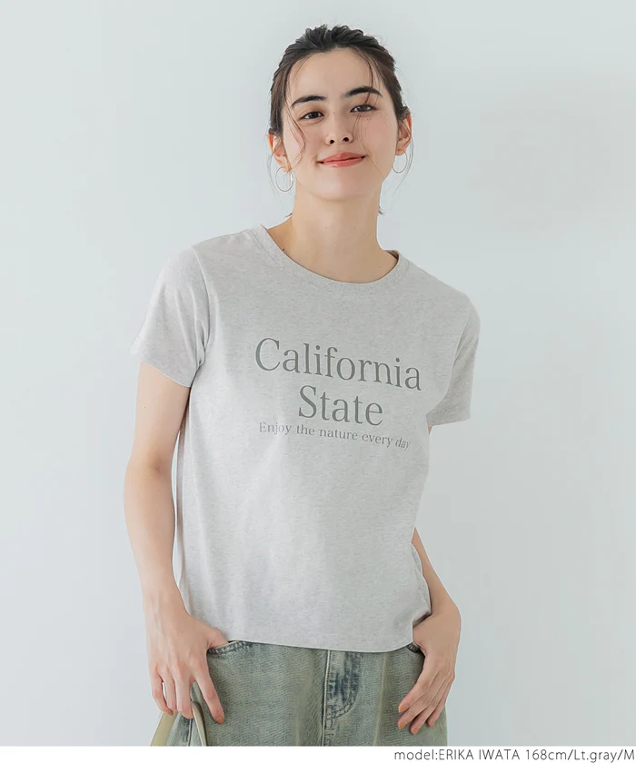 セール★990円→550円Tシャツ レディース ロゴ プリント 半袖  コンパクト シンプル メール便可 24ss - Image 6