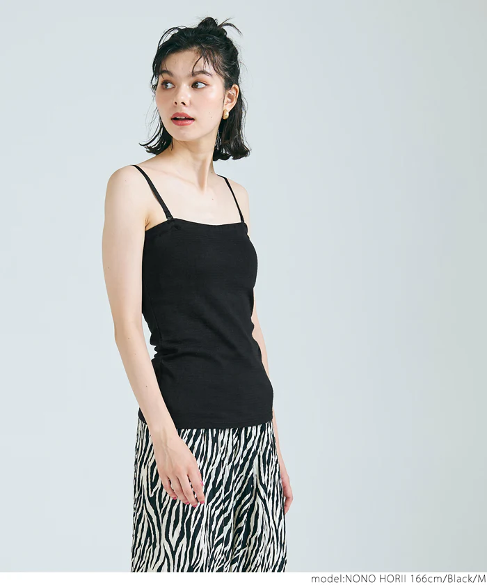 セール★1290円→990円 外で着られるブラトップス OUT BRA キャミソール レディース 2way 肩紐取り外し可 インナー 薄手 伸縮性 メール便不可 24ss - Image 10