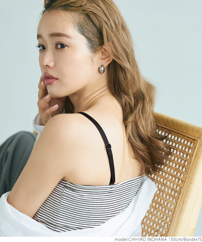 セール★1290円→990円 外で着られるブラトップス OUT BRA キャミソール レディース 2way 肩紐取り外し可 インナー 薄手 伸縮性 メール便不可 24ss - Image 15