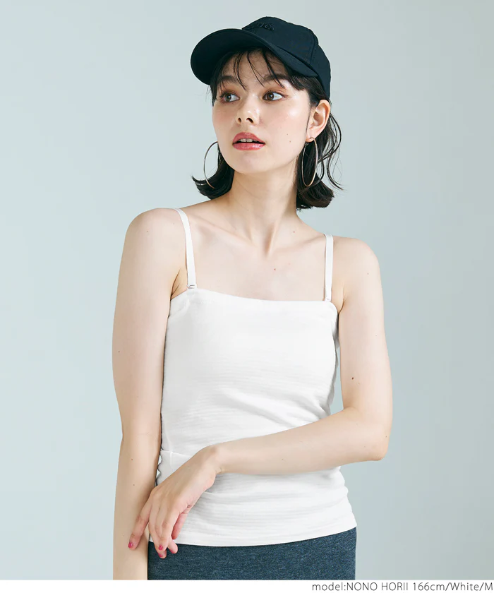 セール★1290円→990円 外で着られるブラトップス OUT BRA キャミソール レディース 2way 肩紐取り外し可 インナー 薄手 伸縮性 メール便不可 24ss - Image 8
