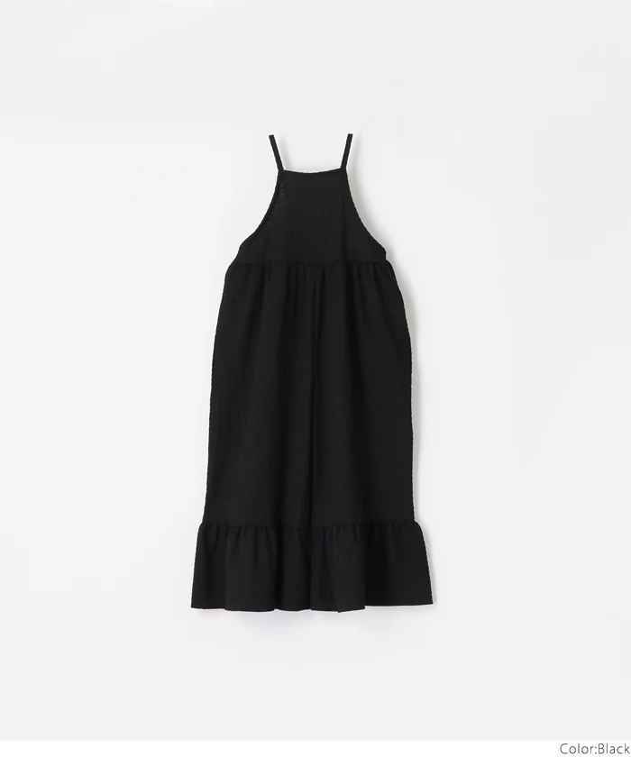 WEB限定セール ★1690円→110円シボシャーリング裾フレアオールインワン キッズ メール便不可 - Image 13