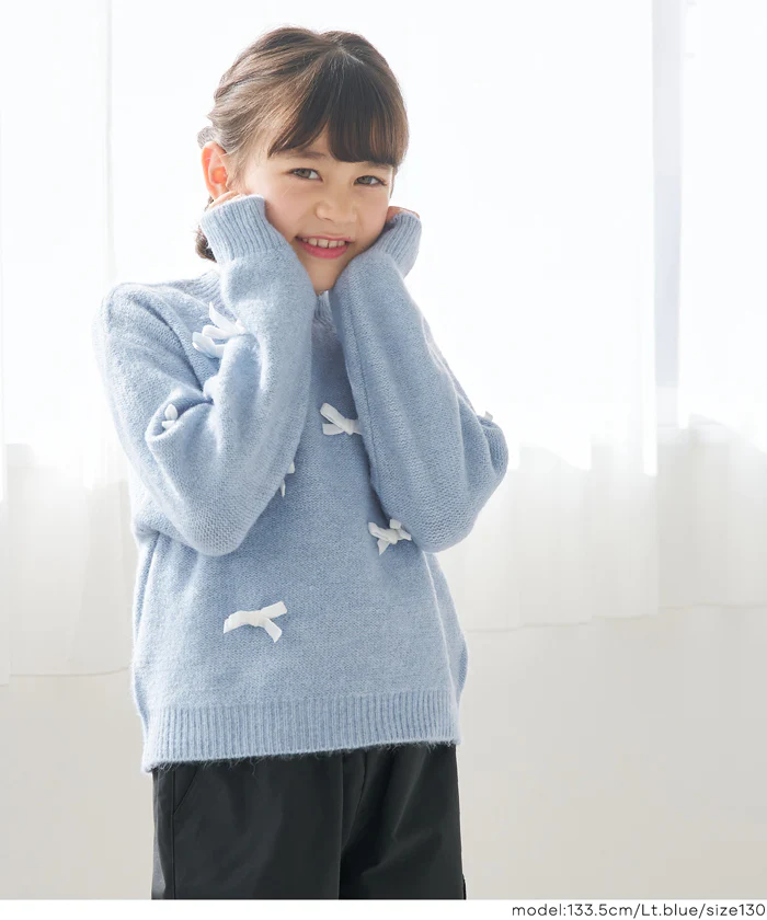 リボンニットトップス キッズ メール便不可 - Image 13