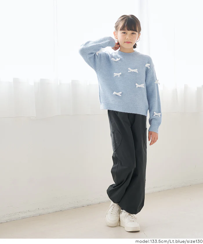 リボンニットトップス キッズ メール便不可 - Image 8