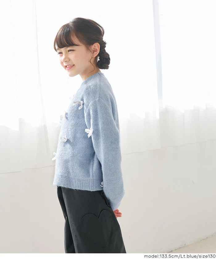 リボンニットトップス キッズ メール便不可 - Image 9