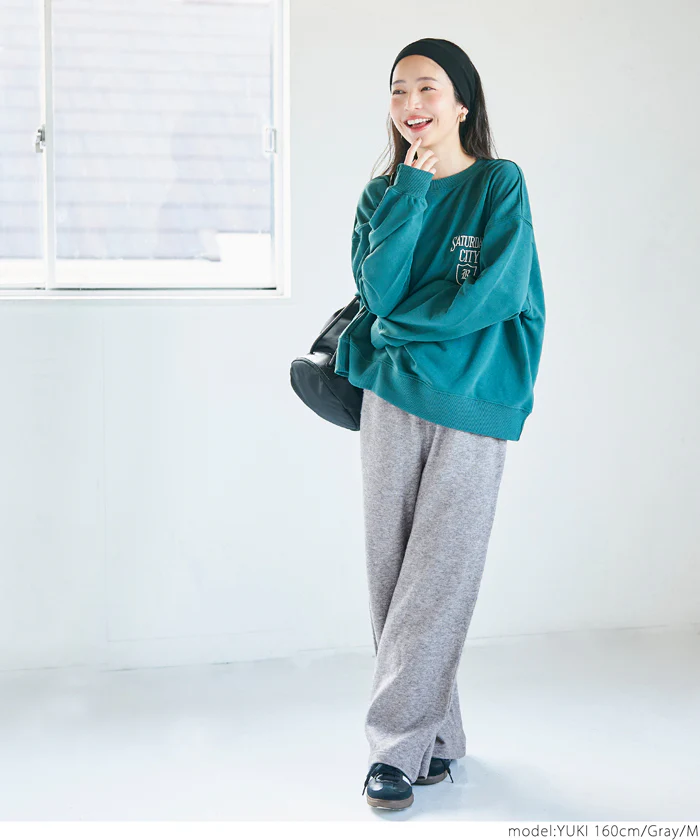 セール★2690円→990円 ニットライクワイドパンツ レディース メール便不可 - Image 9