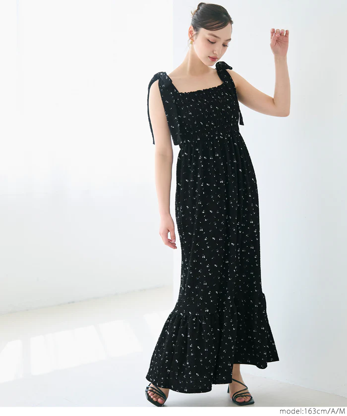 WEB限定セール ★2690円→890円シボシャーリング リボンワンピース レディース メール便不可 - Image 10