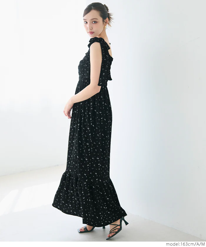 WEB限定セール ★2690円→890円シボシャーリング リボンワンピース レディース メール便不可 - Image 11