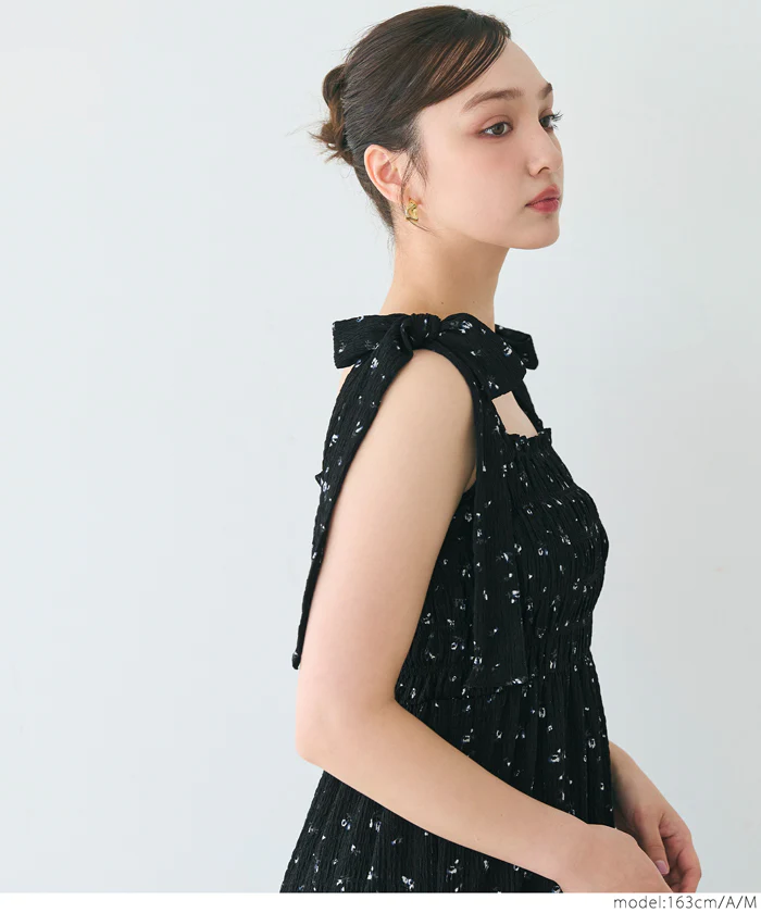 WEB限定セール ★2690円→890円シボシャーリング リボンワンピース レディース メール便不可 - Image 14
