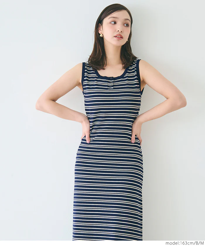 WEB限定セール ★2690円→550円シャリ感レーヨンノースリーブニットワンピース レディース メール便不可 - Image 11