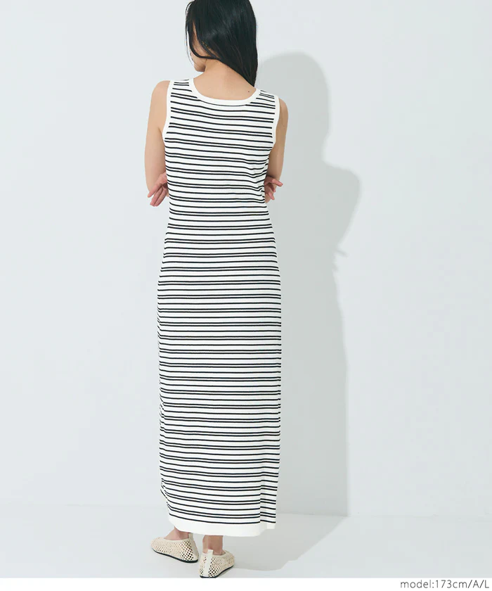 WEB限定セール ★2690円→550円シャリ感レーヨンノースリーブニットワンピース レディース メール便不可 - Image 4