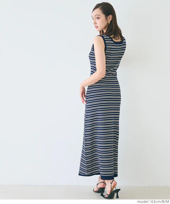 WEB限定セール ★2690円→550円シャリ感レーヨンノースリーブニットワンピース レディース メール便不可 - Image 9