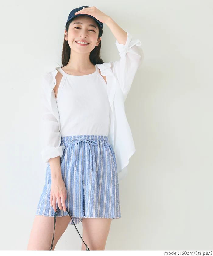 WEB限定セール ★1290円→990円クロスシャーリングショートパンツ レディース メール便不可 - Image 11