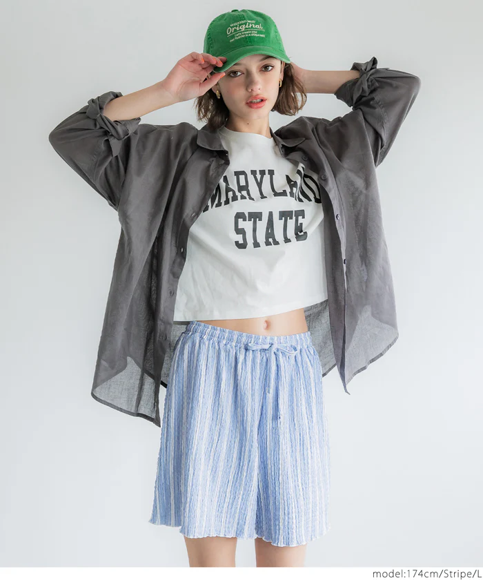 WEB限定セール ★1290円→990円クロスシャーリングショートパンツ レディース メール便不可 - Image 13
