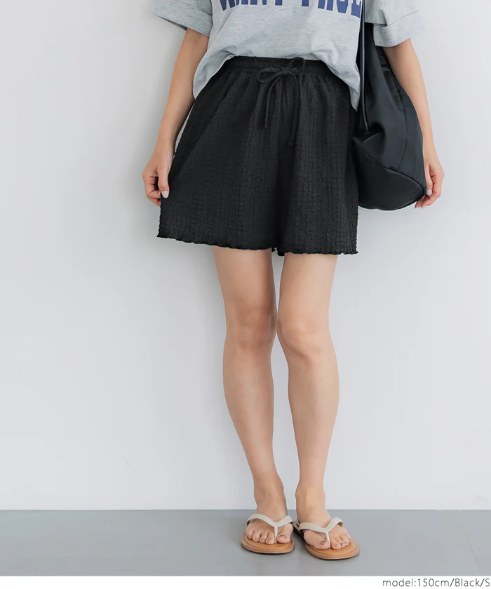 WEB限定セール ★1290円→990円クロスシャーリングショートパンツ レディース メール便不可 - Image 6