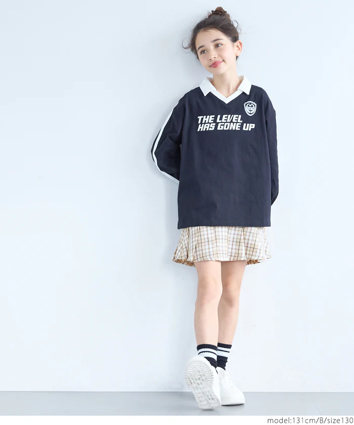 セール★1690円→550円 プリーツ切替スカート キッズ メール便不可 - Image 13