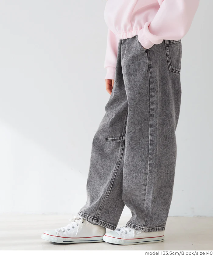 デニムカーブパンツ キッズ メール便不可 - Image 3