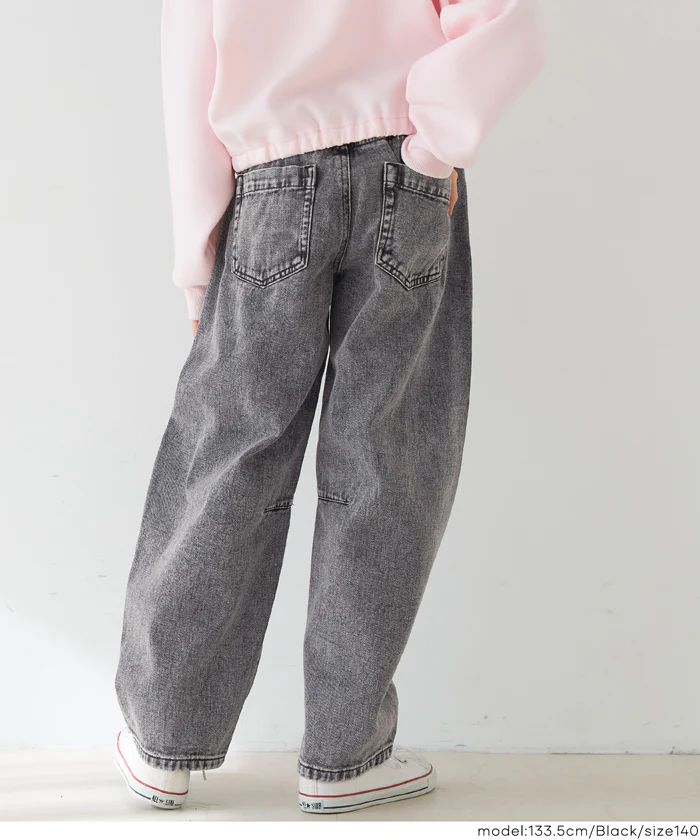デニムカーブパンツ キッズ メール便不可 - Image 4