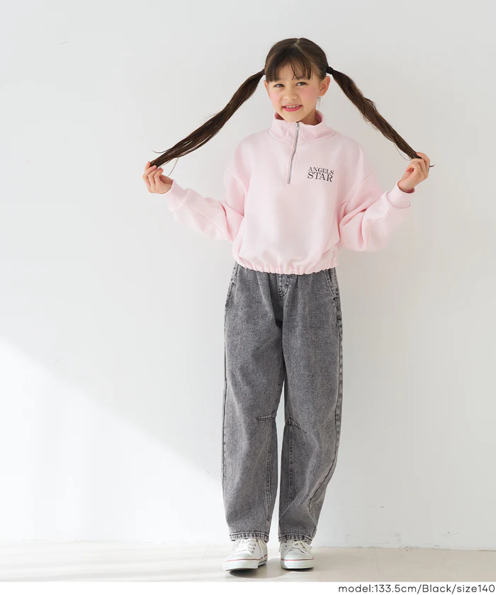 デニムカーブパンツ キッズ メール便不可 - Image 5