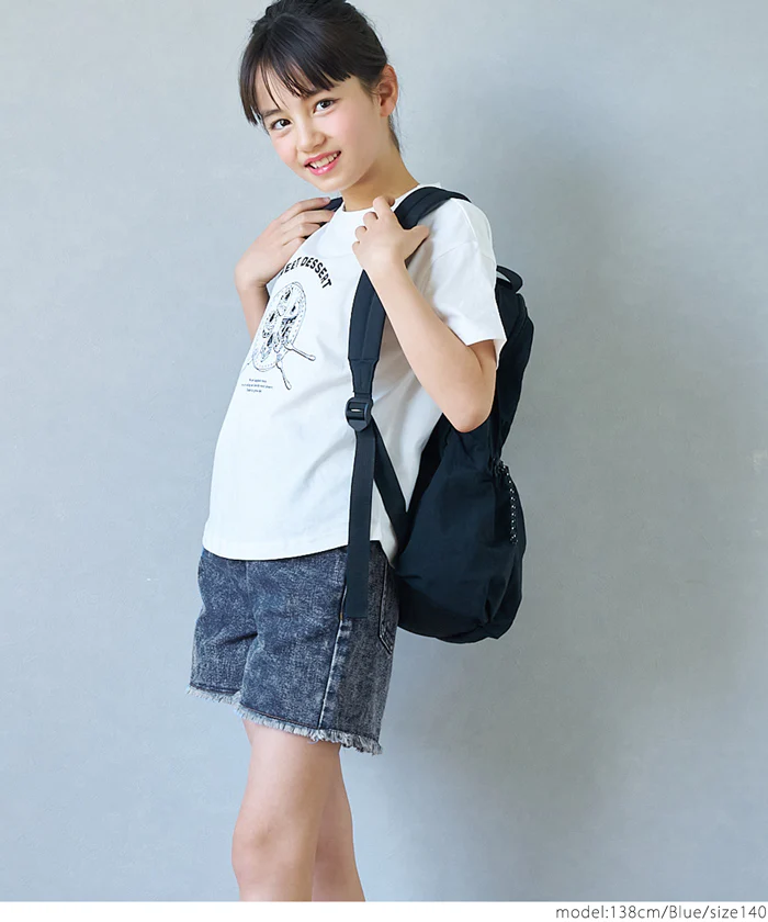 WEB限定セール★1690円→990円 フリンジデニムショートパンツ キッズ メール便不可 - Image 13